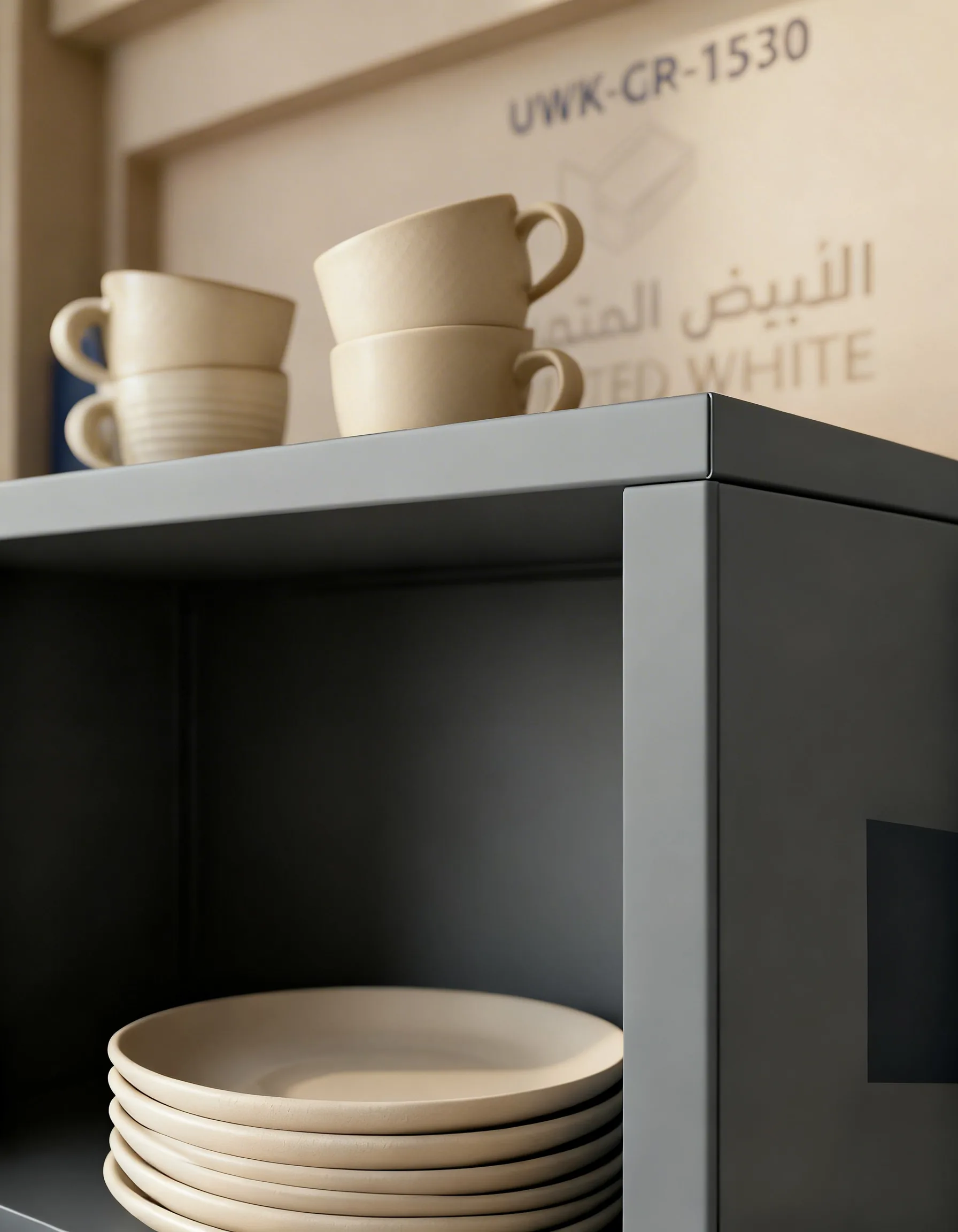 كلادينج رمادي UWK-GR-1030 - تفاصيل قريبة