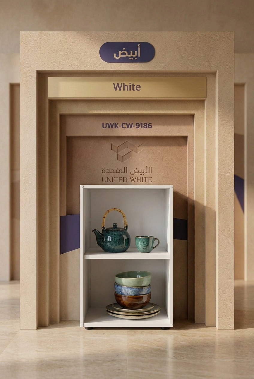 كلادينج أبيض UWK-CW-9186 - لوحة اللون